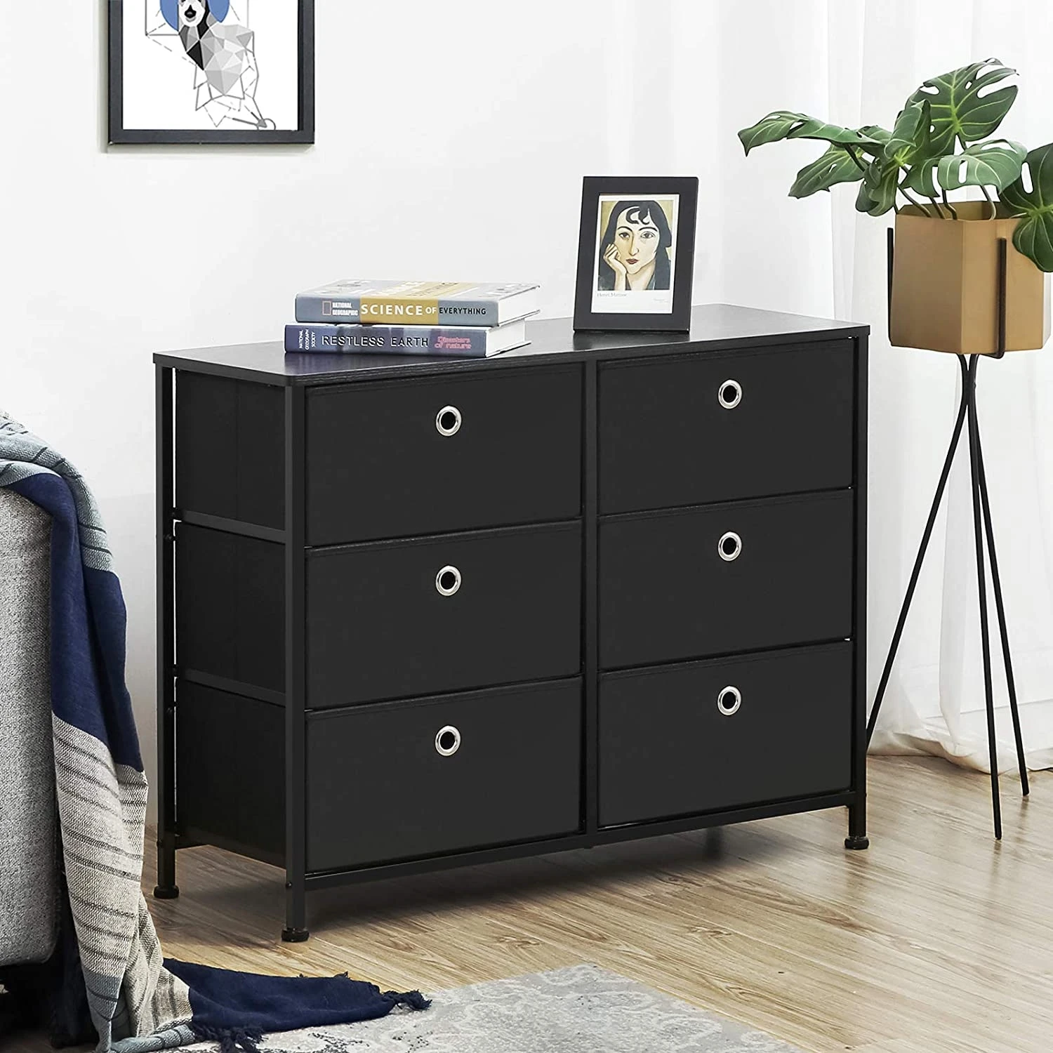 High Quality Modern Storage Cabinets With 6 Drawers For Toy and clothes dresser for bedroom