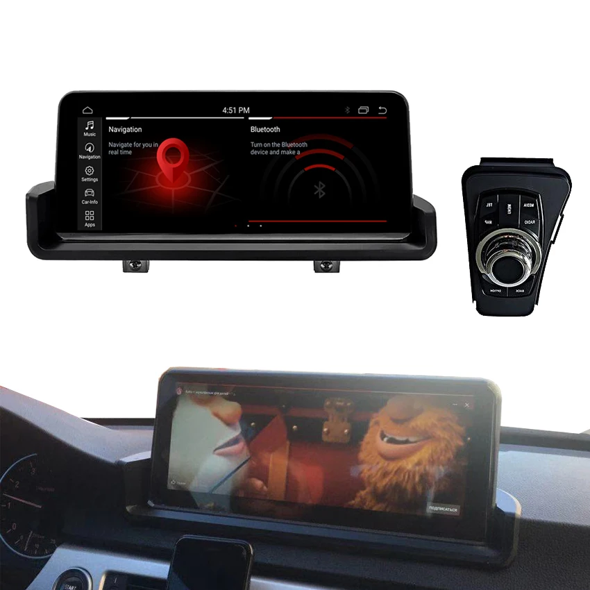 KANOR Android  Car Audio GPS Navi for BMW 3 series E90 E91 E92 2006-2012 Car Video Player with 4G WiFi i-Drive