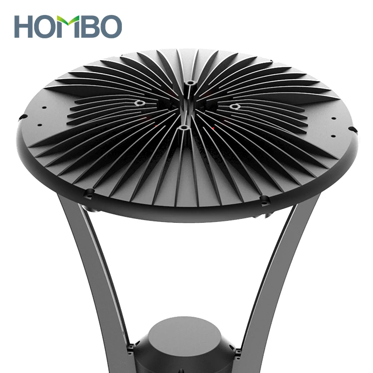 HOMBO Remote Management Ip65 Waterproof Outdoor Public Park Lighting 30 40 50 60 80 Watt LED Garden Light