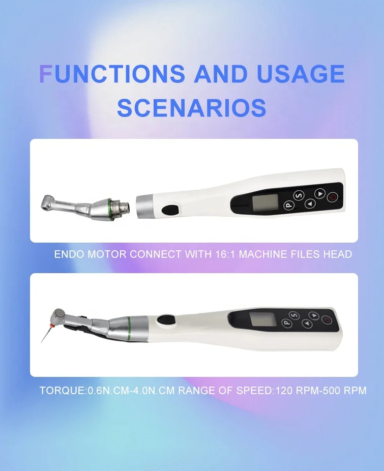 hot selling endo motor wireless dental endo motor led 16:1 endomotor root