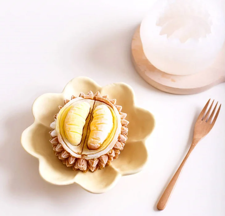 3D Durian Shaped Mousse Cake Mold DIY Ice Cream Jelly Pudding Chocolate Silicone Mould
