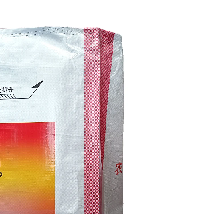 China Bopp Laminated Woven Pp Feed Bags Custom Printed Pp Woven Sack For Rice Grain Agriculture Fertilizer