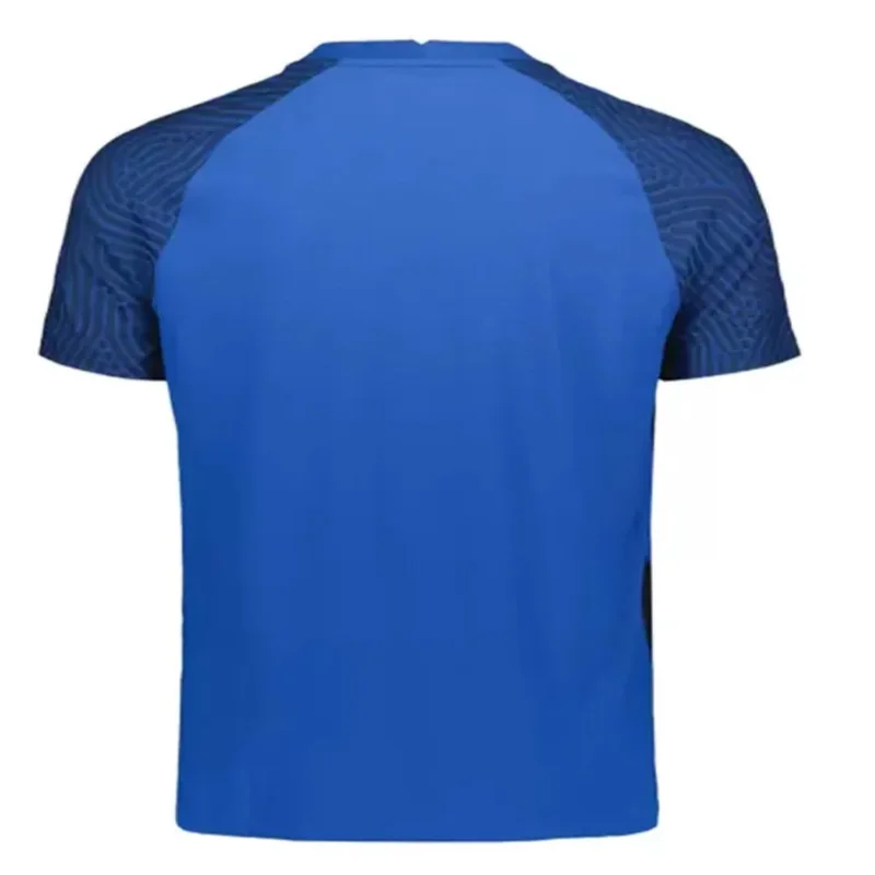 Wholesale Customize Finland 2022 Soccer Jersey 100% Polyester Can Drop Shipping Blue and White Football Shirt