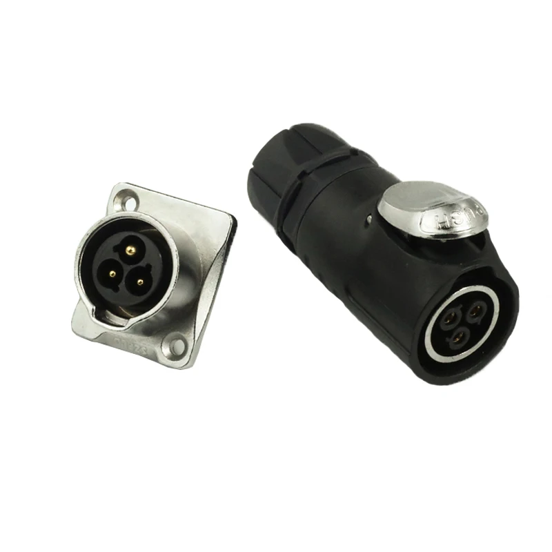 Manufacturer 3 Pin Electrical Plug Powercon Cable Power Connectors With Tuv Certificate