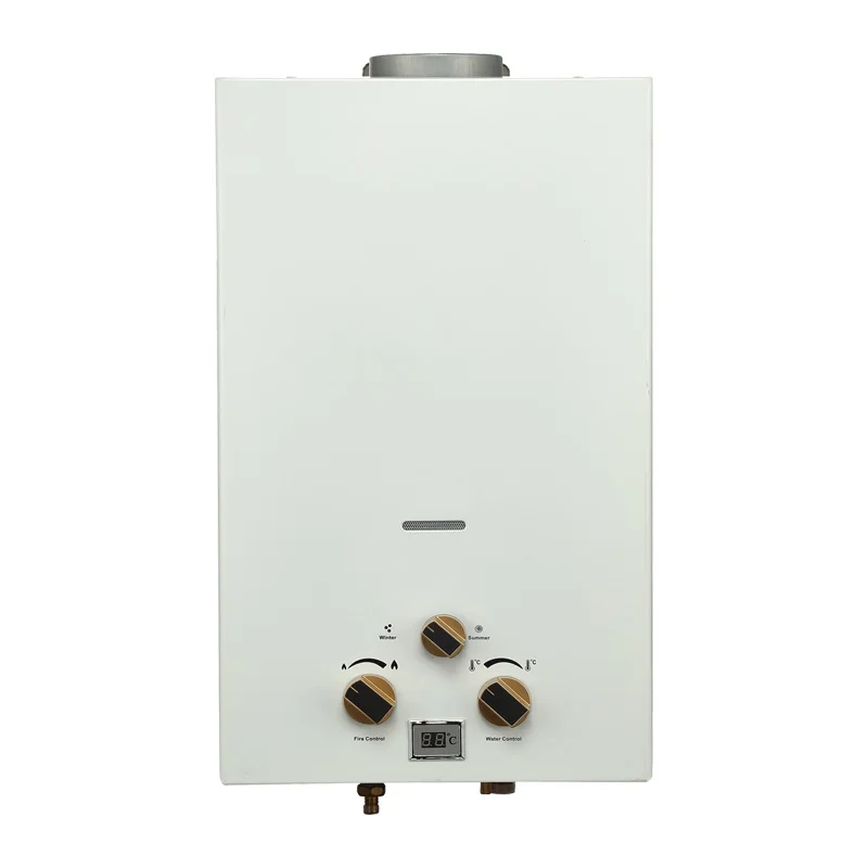 8Ltr High Quality Tankless Instant Low Nitrogen Natural Lpg Biogas Digester Water Heater