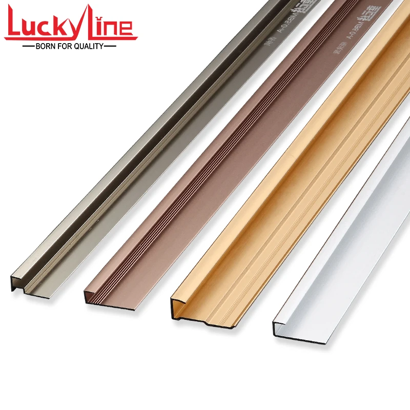 LUCKYLINE быстрая доставка, угловая отделка алюминиевой плитки для покрытия окантовки плитки