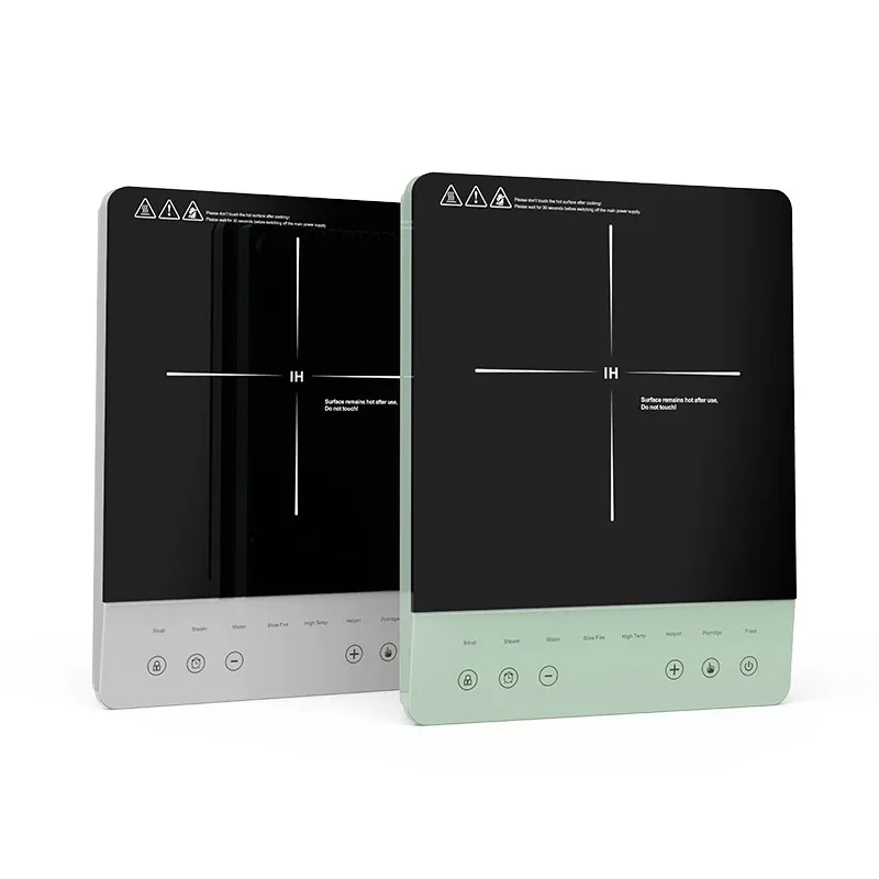 Sleek Stainless Steel Electric Induction Cooktop Portable with Consistent Heat Distribution & Reduced Ambient Heat