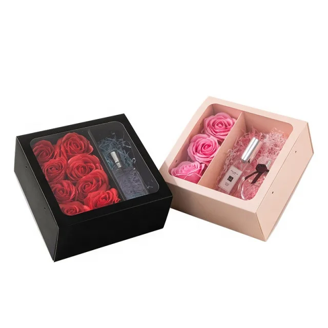 Wholesale Wedding Gift Flower Box Cardboard Paper Hang Flower Packaging Gift Box