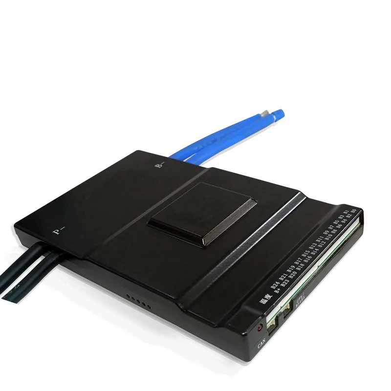 JK-B1A8S10P JK smart bms 3-8s 100A с активным балансирующим током 1A черно-синим выходным кабелем 7AWG