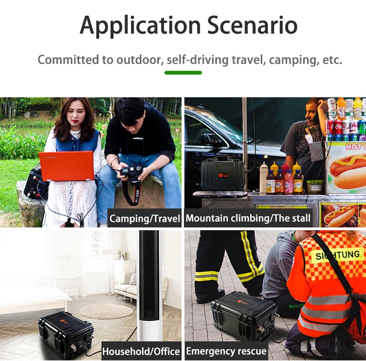 
RYTON outdoor pure sine wave portable ups 1000w with AC DC USB Output 