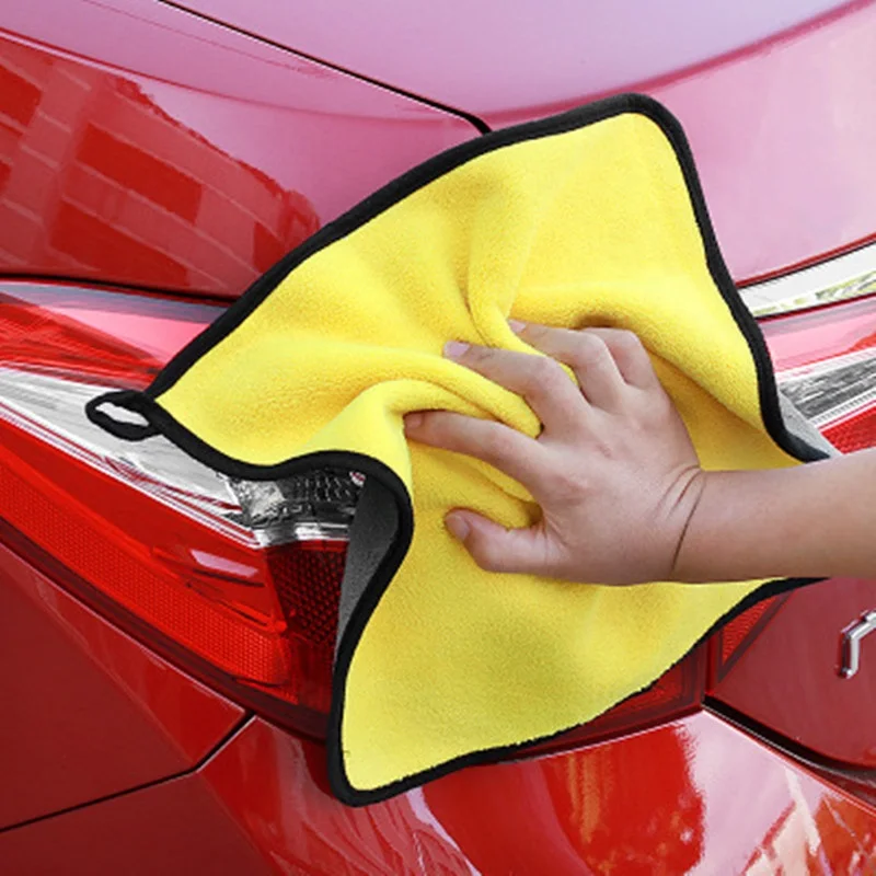 500-1200gsm thick car Microfiber Towel car rag plush Microfiber Cleaning Cloth custom microfiber car cloth glass cleaning cloth