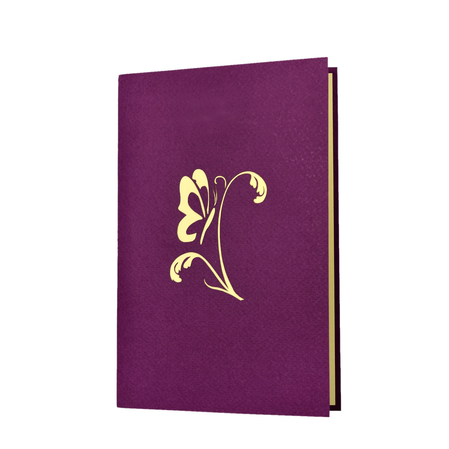 Best Seller 2022 Custom Design thank-you card or Invitation 3D Popup Cards Paper with Butterfly from Vietnam HMG Supplier