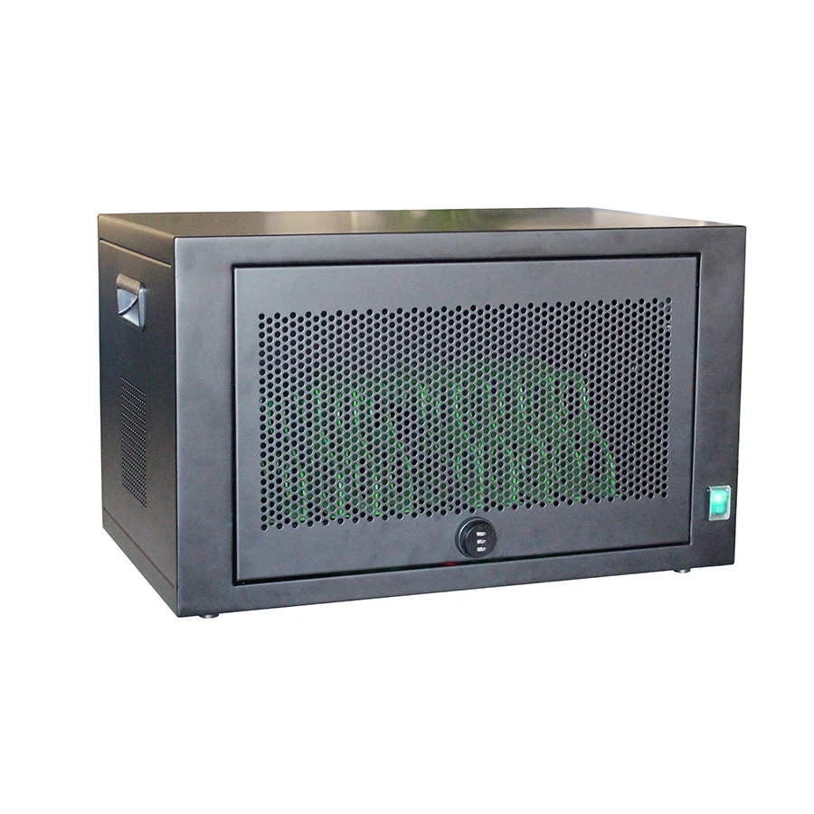 Wall Mount Desktop 10 Slots USB Tablet Charging Cabinet