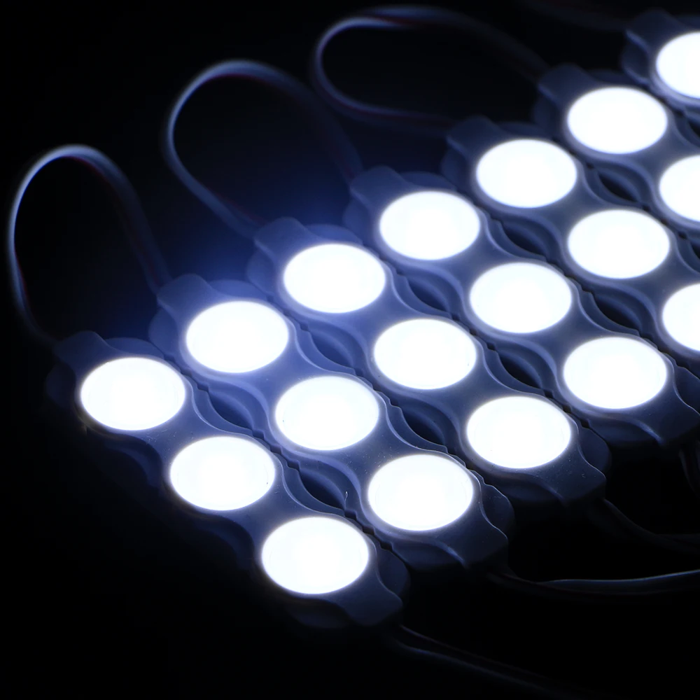 AC 220V 110V input 160 bean angle SMD 2835 1.8w light box LED module with lens for advertising