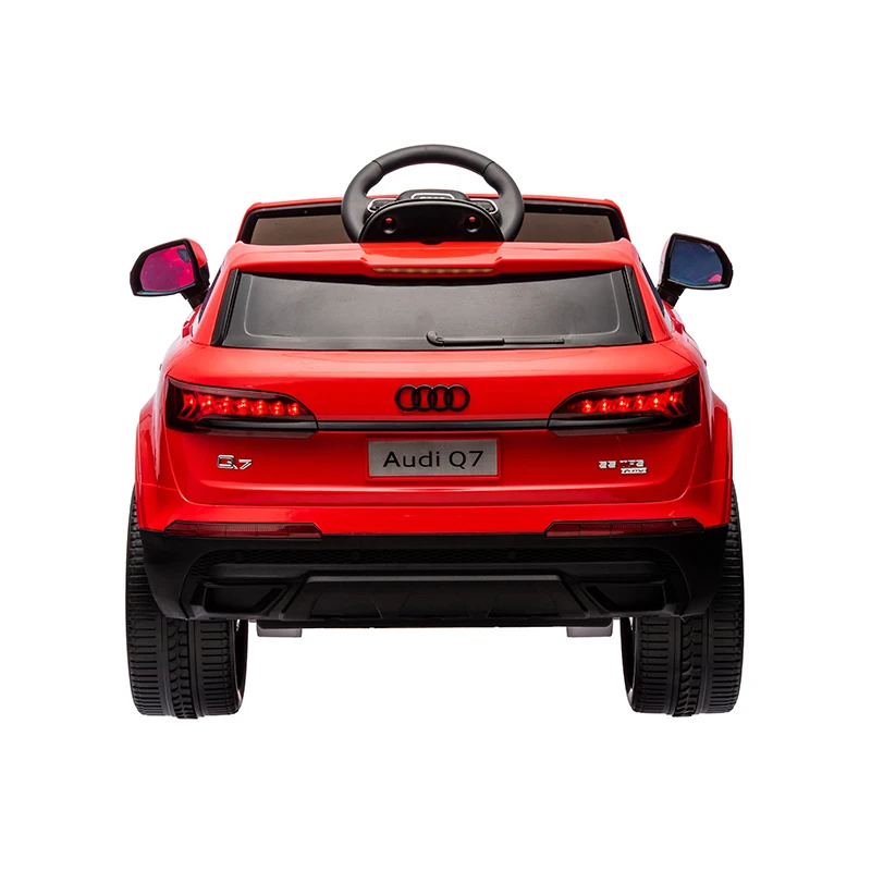 Licensed Audi Q7 kids cars electric ride on car 12v with remote control 4WD children electric toy cars for kids to drive