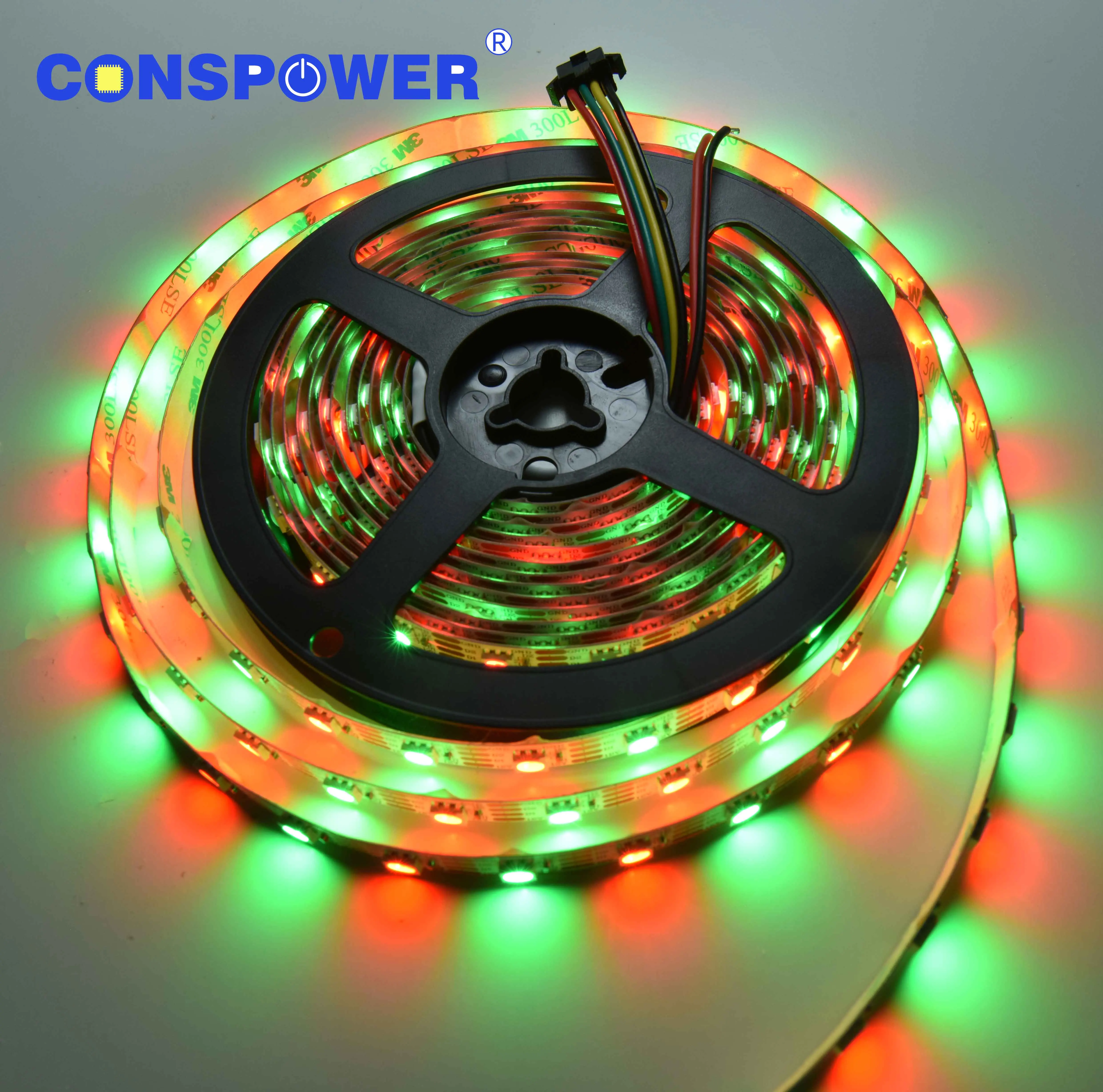 RGB5050 Digital Strip 60LEDS/M WS2815 5050 Breakpoint Resume Color Strip 5050RGB 12V Addressable RGB Led Strip Manufacturer