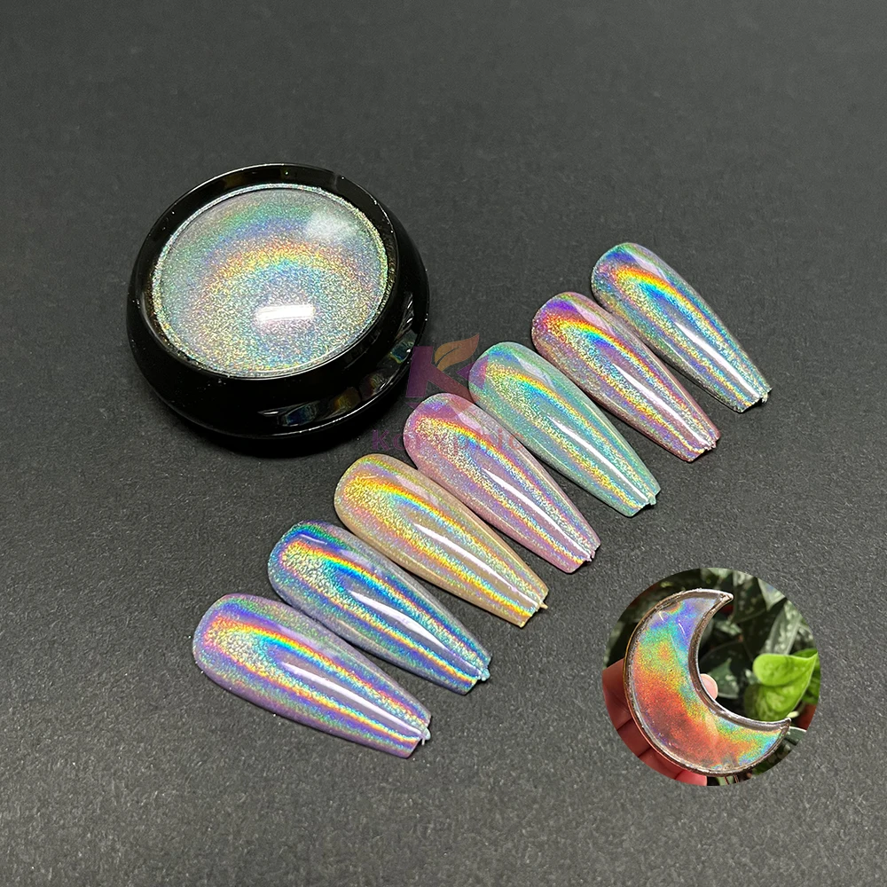 Holo Mirror Chrome Holographic Nails Powder