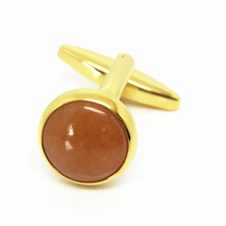 High quality brass groomsmen gold luxury cufflinks men