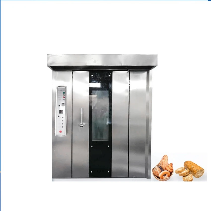 Industrial Home Baking High Quality Heavy Duty Rack Roasted German Pizza Bread Gas Rotary Oven
