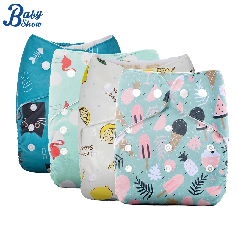 Комплект одежды из 4 предметов для Органические детские подгузники органическая ткань пеленки экологический продукт подгузники оригинальные Culotte пуль En Tissu Lavable