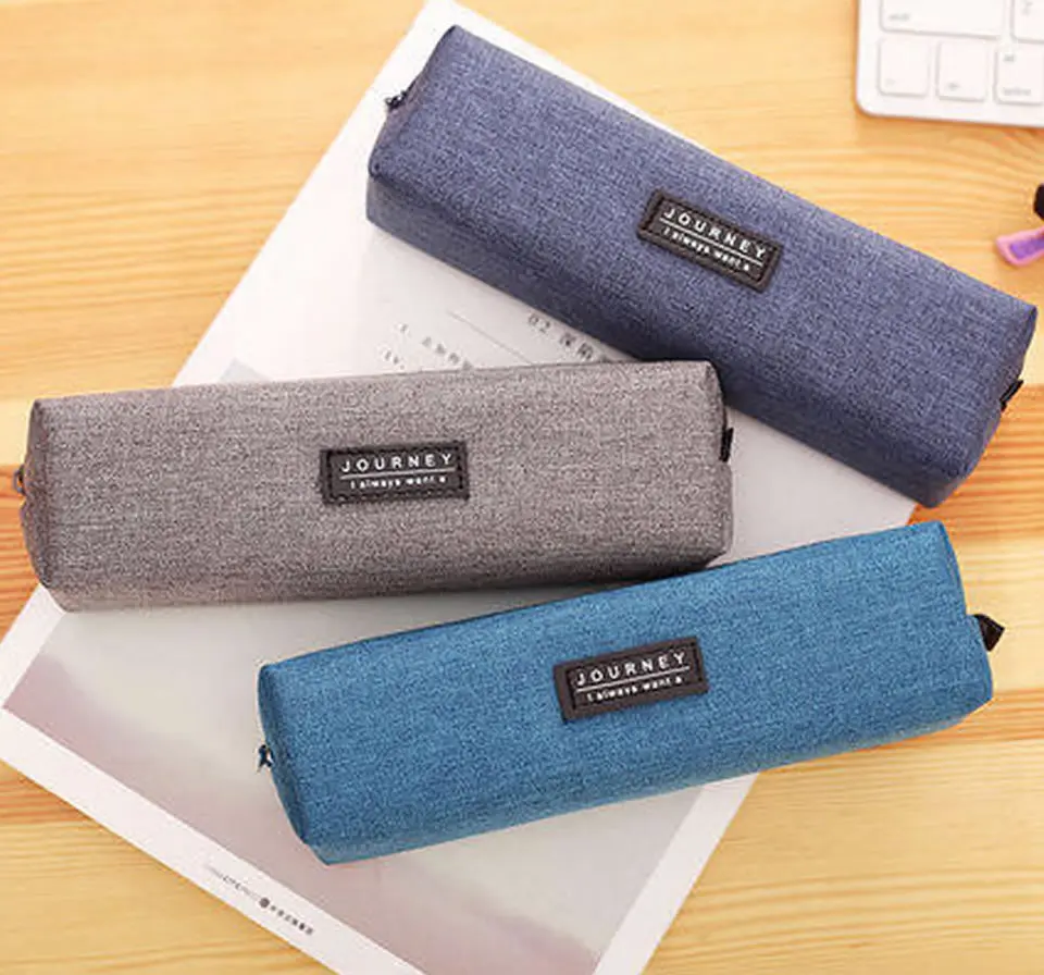 cheap promotion polyester custom pencil bag kids children Pen case