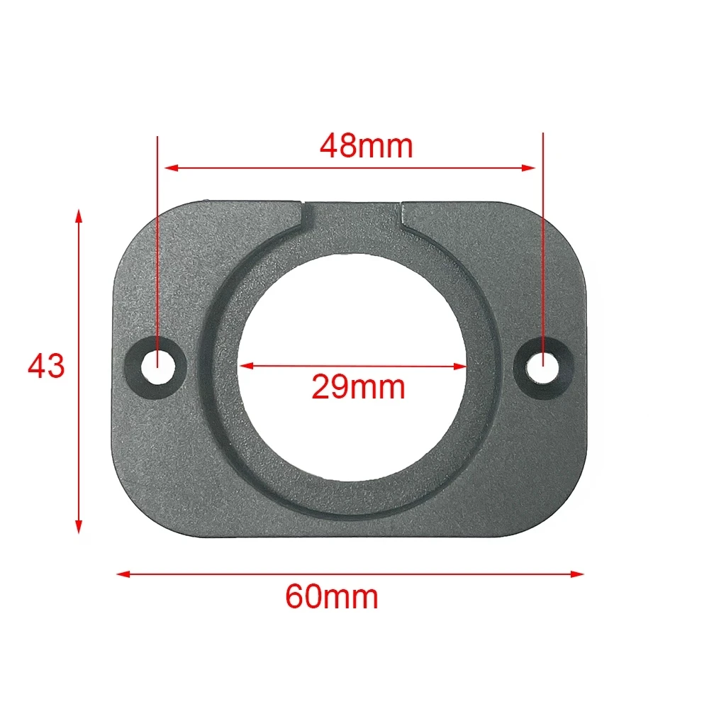 DIY Car USB Charger Switch 1/2/3/4 Holes Panel for Marine Cigarette Lighter Voltmeter Power Outlet Socket Panel Mount Holder