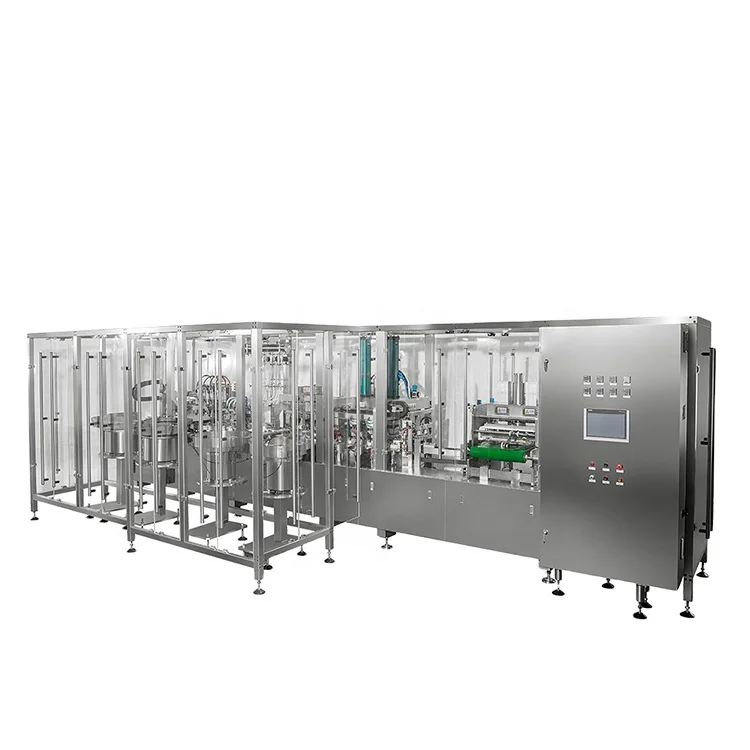 High Precision Pharmaceutical IV Infusion Bag Filling Line Soft Bag Filling Sealing Packing Machine IV Fluids Project Plant
