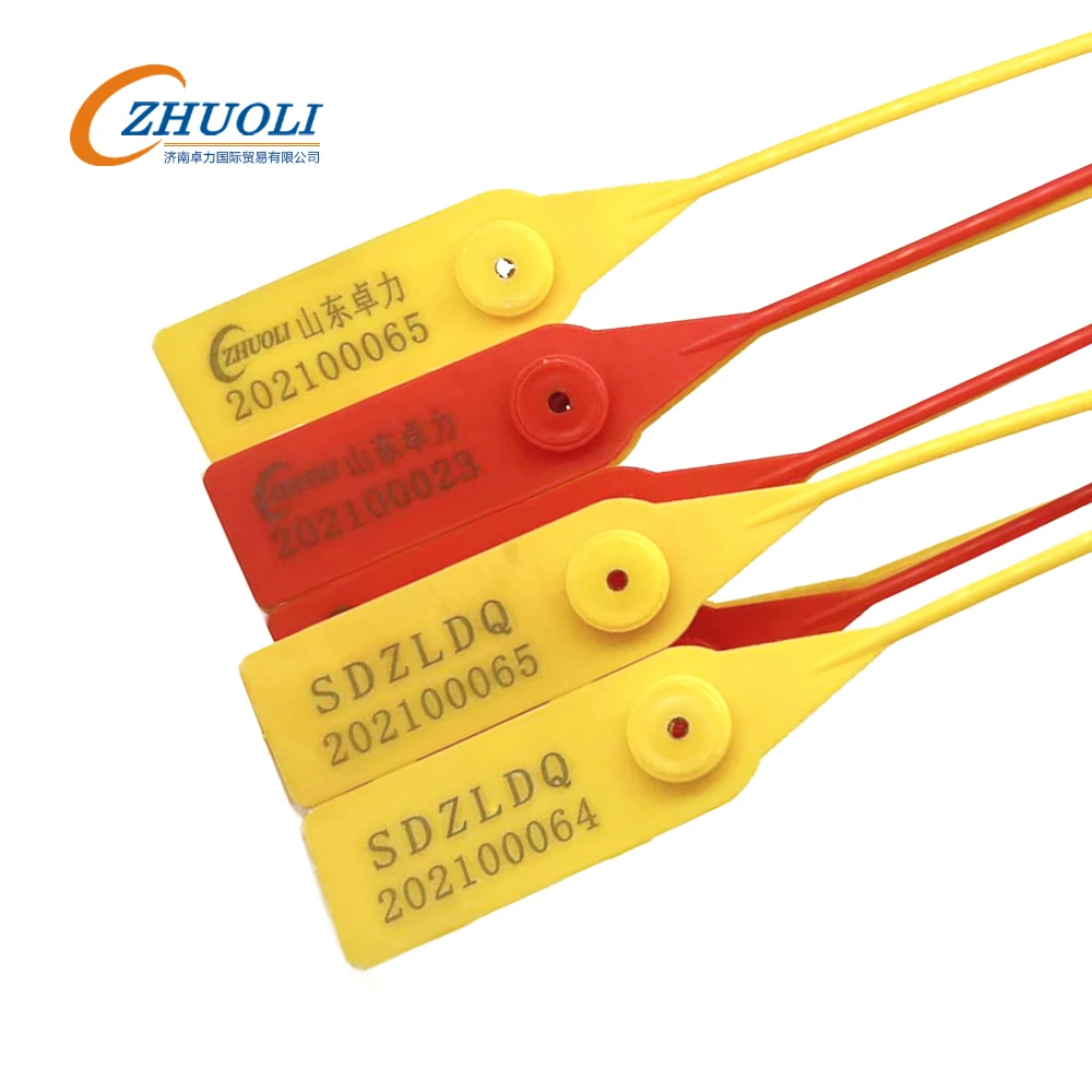 ZLPS307 Отрывные пластиковые плотные пломбы защитные для противопожарной безопасности
