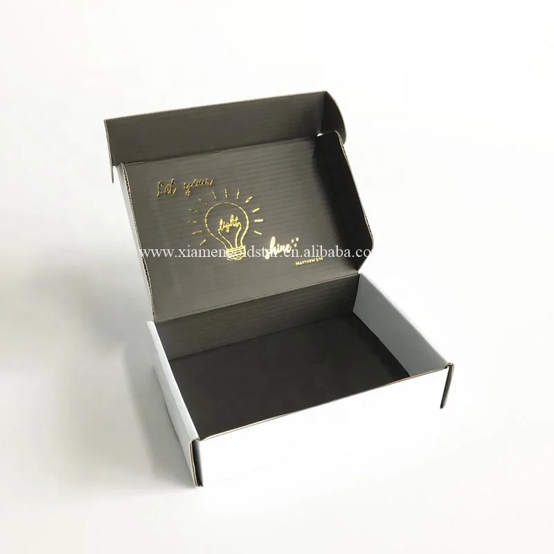 Custom paper express shipping packaging box corrugated mailer box electronics mailing boxes