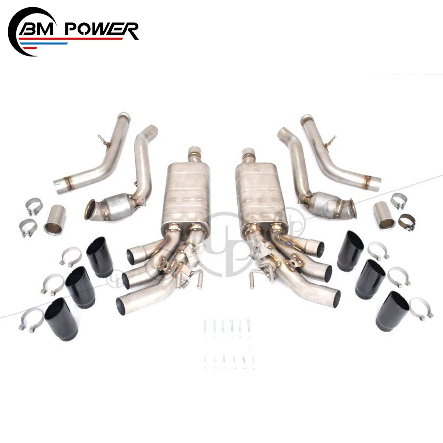 Stainless steel 2019 year G class w463a w464 g63 g500 IPE car exhaust tips muffler pipes system performance luxury body kit part