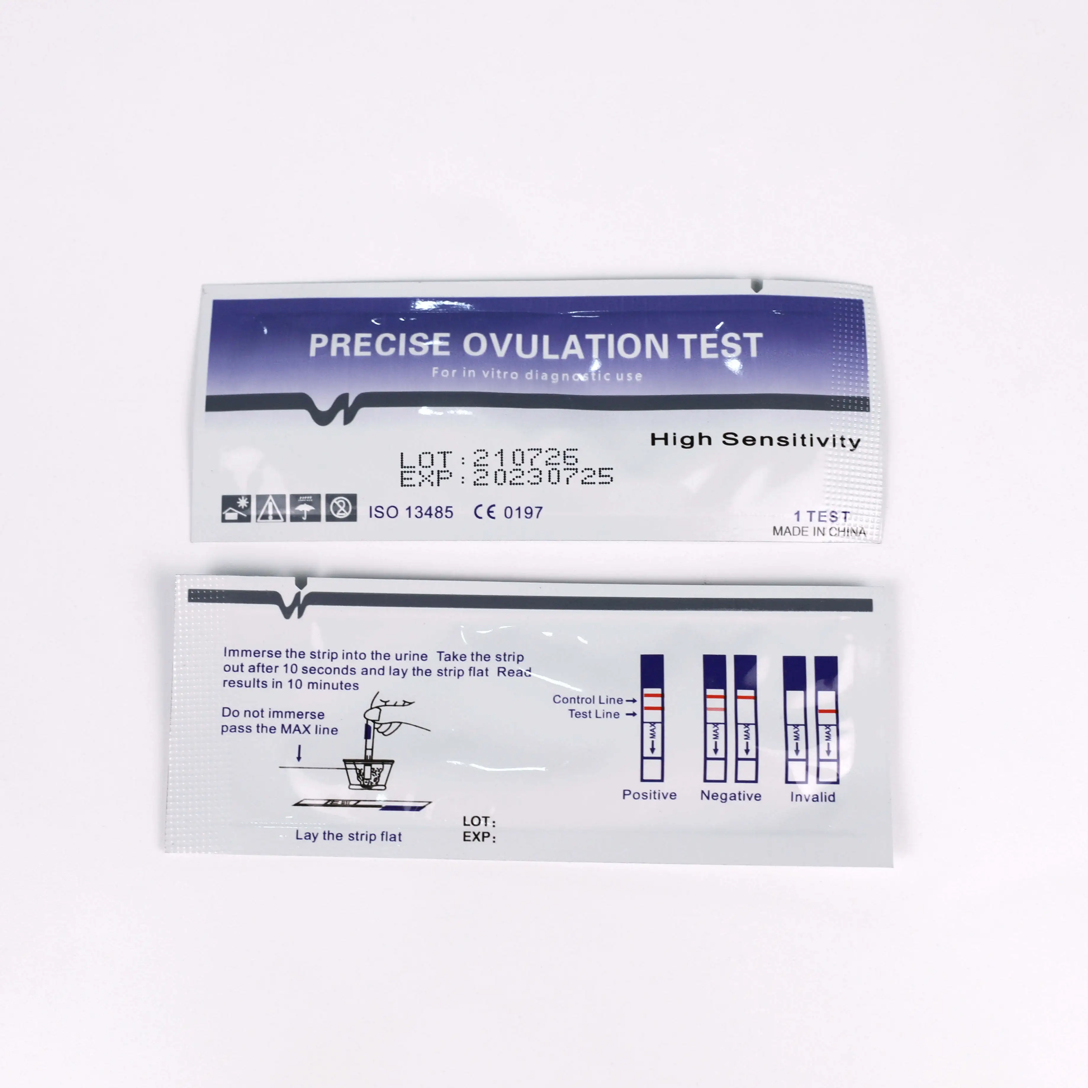 Women Home Testing Urine Ovulation Predictor Fertility Test Kit LH Ovulation Test Strip