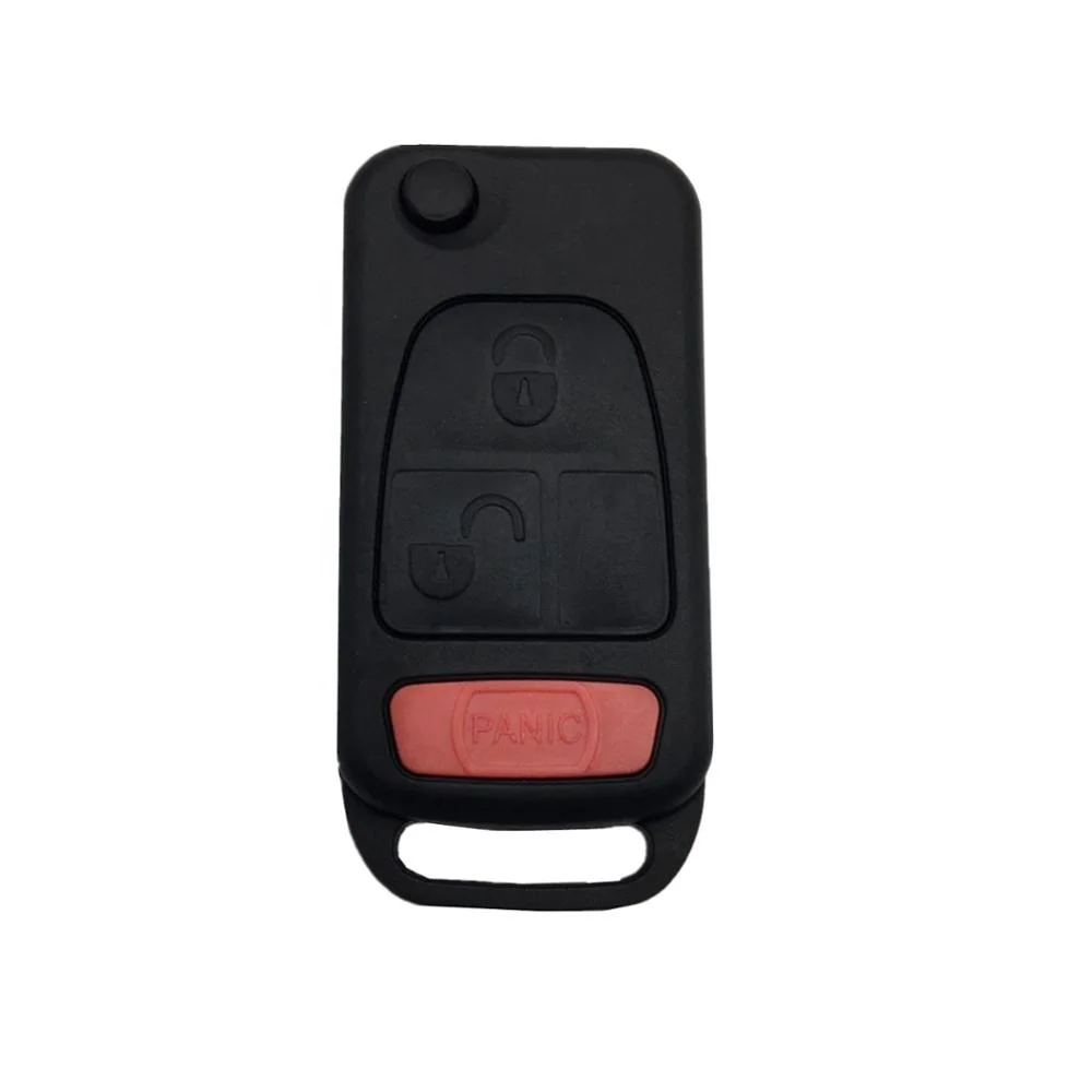 Flip Folding 2 + 1 3 Buttons Car Remote Smart Key Shell Case Fob For Mercedes Benz SLK E113 A C E S W168 W202 W203