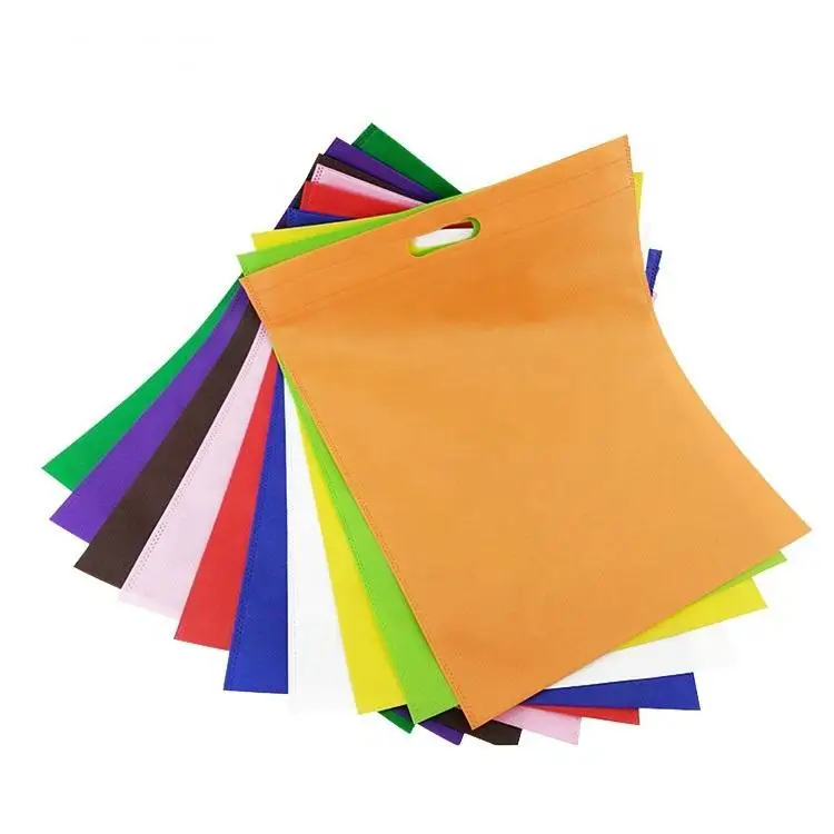 Hot Selling Eco Friendly Gift Packaging Multicolor Bag D Cut Non Woven Bag