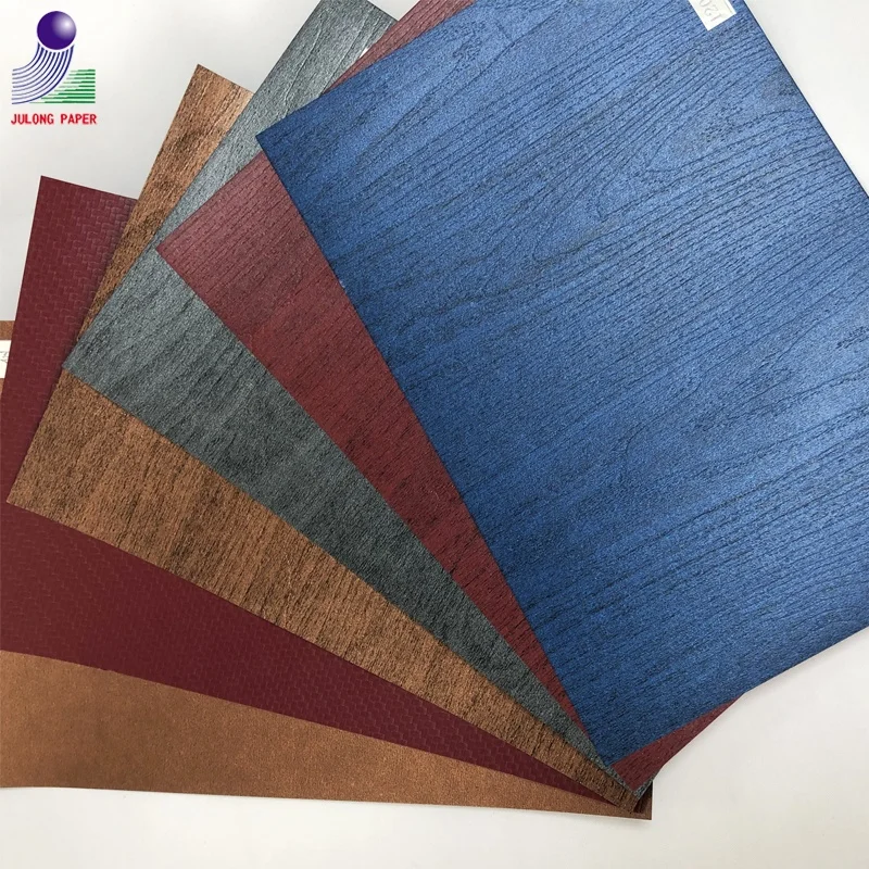 
120gsm single side embossed leatherette paper for jewelry box packing 