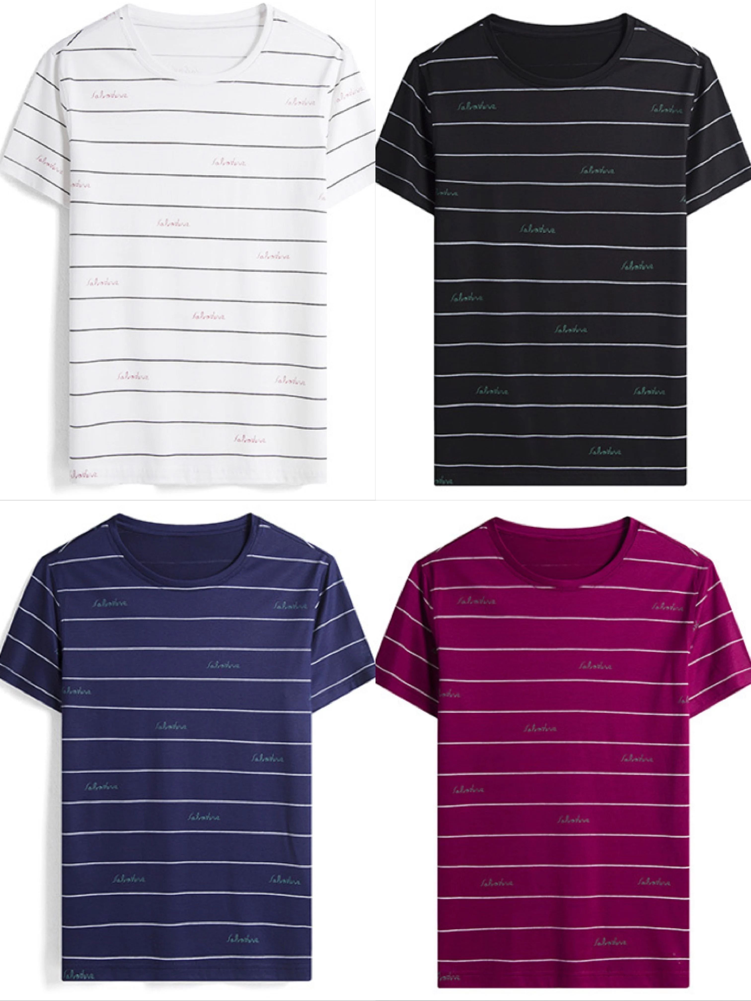 100% cotton Double Mercerized Cotton Men Custom striped printed quick dry T- Shirt T shirt