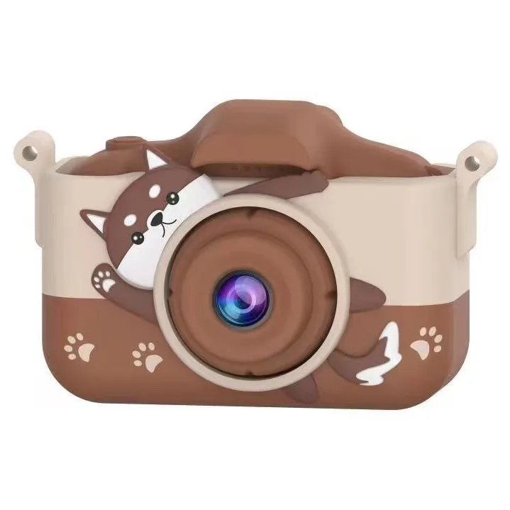 Christmas Gift Cartoon Kitty Design Kids Camera  2.0 Inch Children Digital Photo Camera Six Color Available