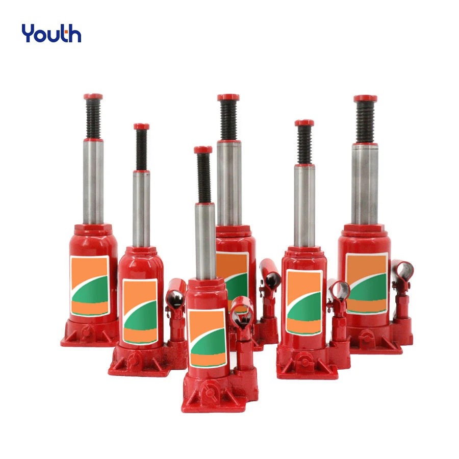 YOUTH  Hydraulic Bottle Jacks 02-50 ton Lifting Jack for Automotive Construction Industrial Agricultural