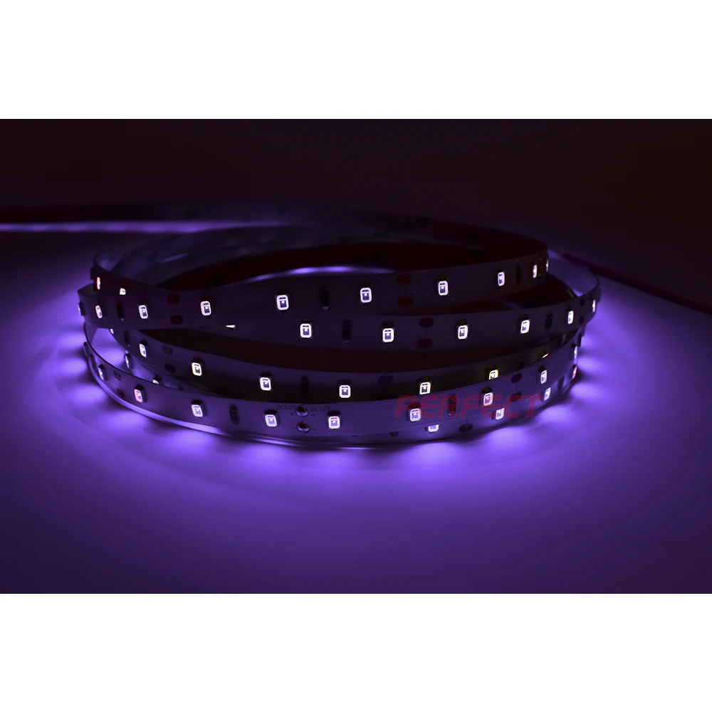 310nm-400nm LED UV Lamp Sterilizer 5m Flexible Strips  DC12V Voltage for Light and Hotel Applications 12V Input