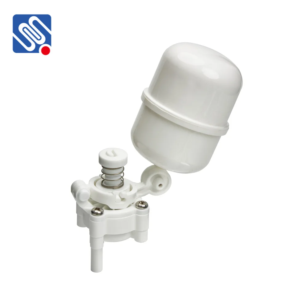 Meishuo FCD360FQ float valve for water tank plastic mini valve RO system 6.35mm quick fitting solenoid