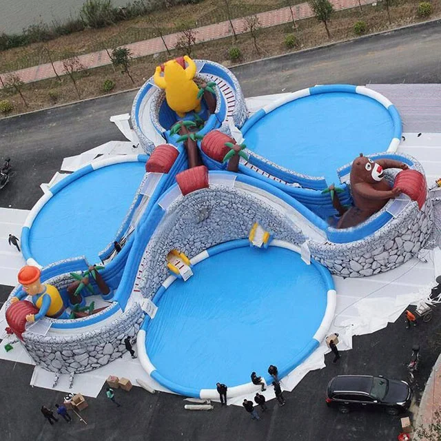 
 Детский надувной бассейн, надувной аквапарк, оборудование, бассейн  