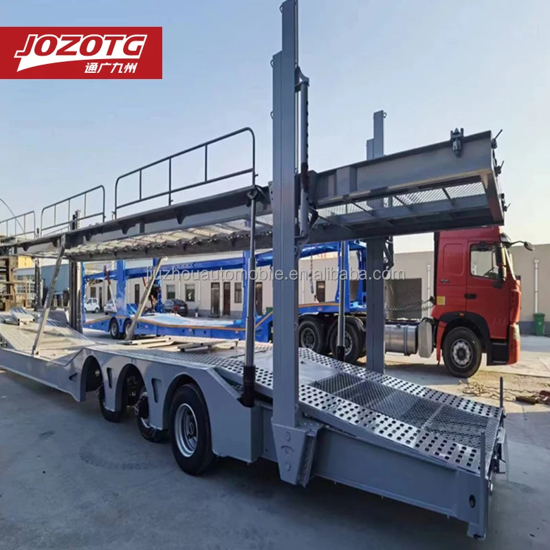 Hot Selling 8 Car Carrier Steel Trailer for Truck Cargo Semi Trailer on Sale