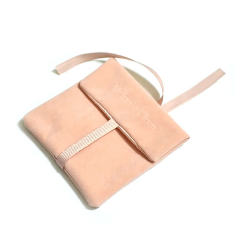 2019 low MOQ chamois small gift pouch fashion jewelry envelope pouch bag  SU-140