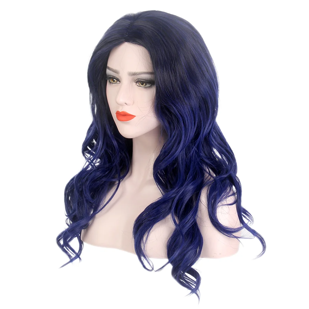 Fast shipping Long Curly Synthetic wig for Cosplay Women Party Wigs