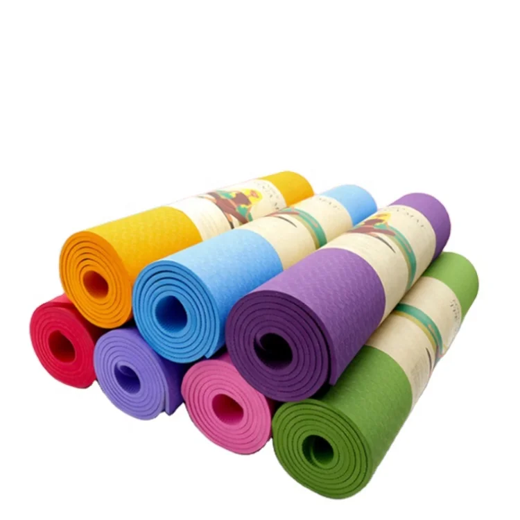 Sansd 2024 Fitness Cheap Gymnastic Wholesale Exercise Customize Tpe Yoga Mats