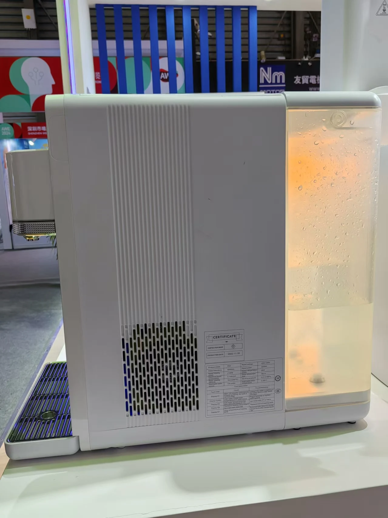 China manufactory customized countertop water purifier machine hot water dispenser osmosis water filter system