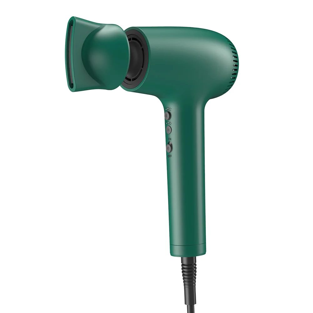 New Brushless Motor high speed 110,000 Rpm Generating Extreme Air Pressure Ionic Blow Dryer with diffuser and nozzle