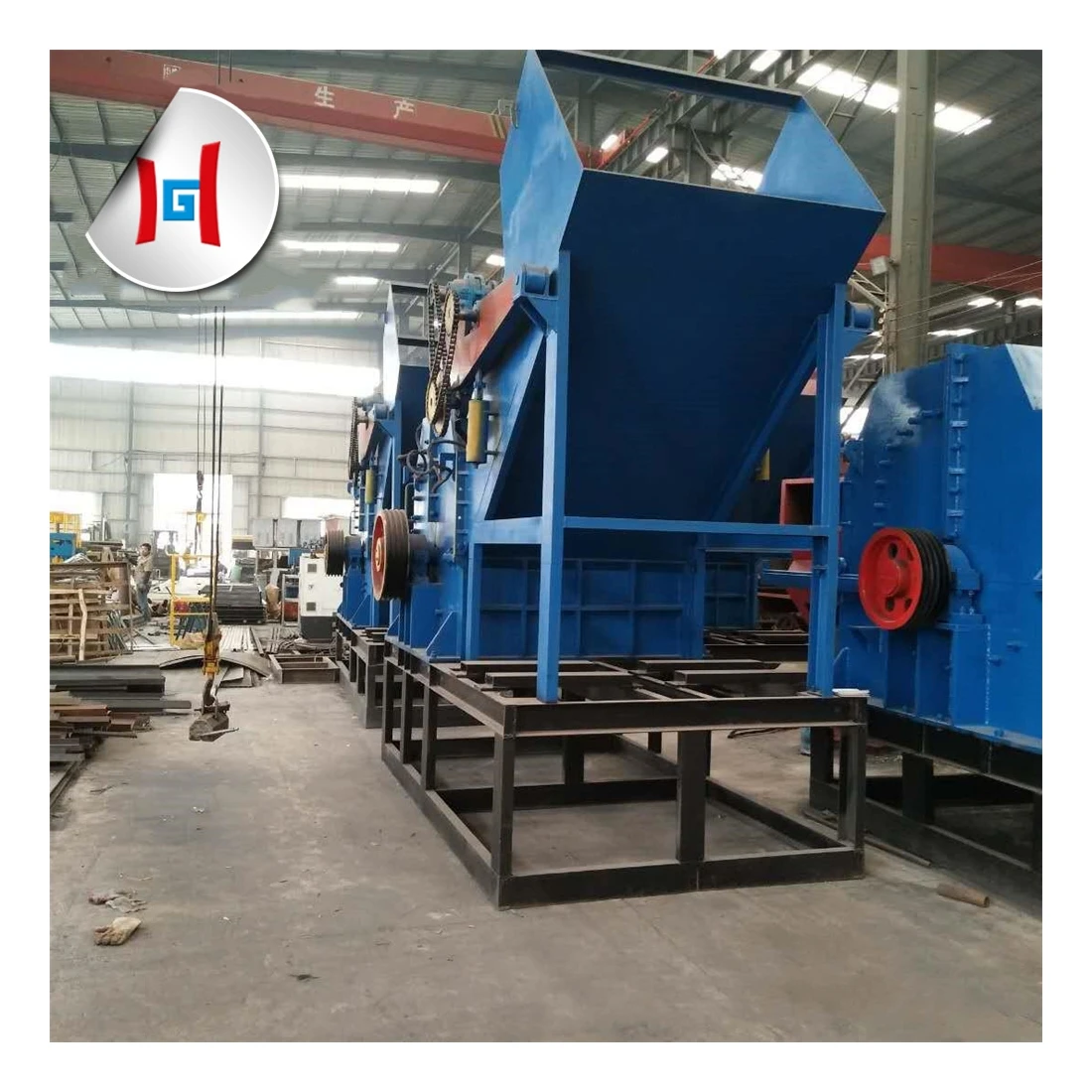 China steel shredder machine aluminum metals for scrap metal sheet