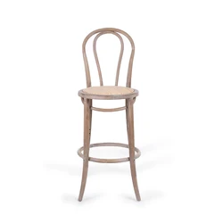 Anji Kaseihomeland Furniture Chinese Toon Vintage Rattan High Counter Bar Stool Set