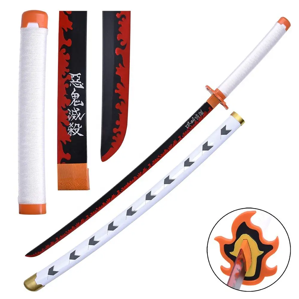 Popular Wholesale Bamboo Blade Demon Slayer Rengoku Kyoujurou  Anime Sword for cosplay