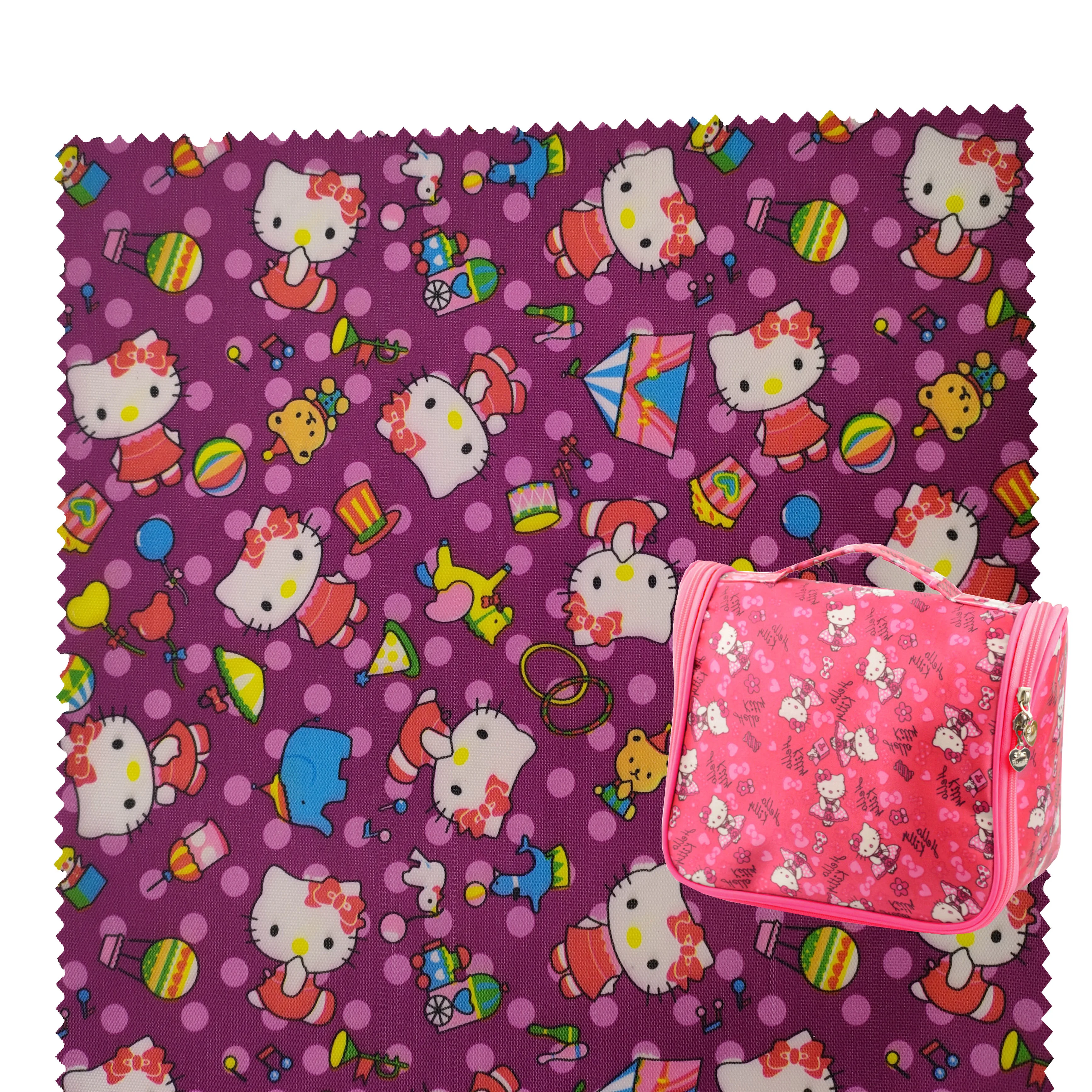 Factory Direct Hot Selling 420D PVC Printed 100% Polyester Waterproof Oxford Fabric Jacquard  Design Lining Styl